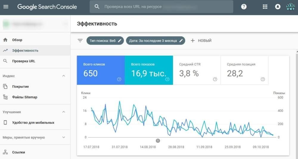Интерфейс GSC, подчёркивающий аналитический подход
